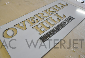 SIGN STAINLESS STEEL LASER CUTTING -1