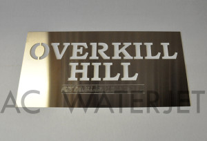 SIGN STAINLESS STEEL LASER CUTTING -3