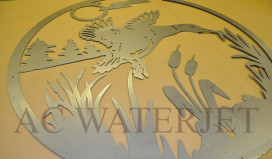 Laser Cutting 1/8″ thk corten steel Art work